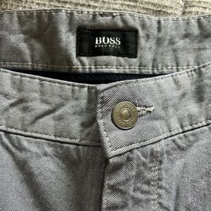 Men’s HUGO BOSS|BOSS Slim Fit Trousers in Light Grey Size 36/34